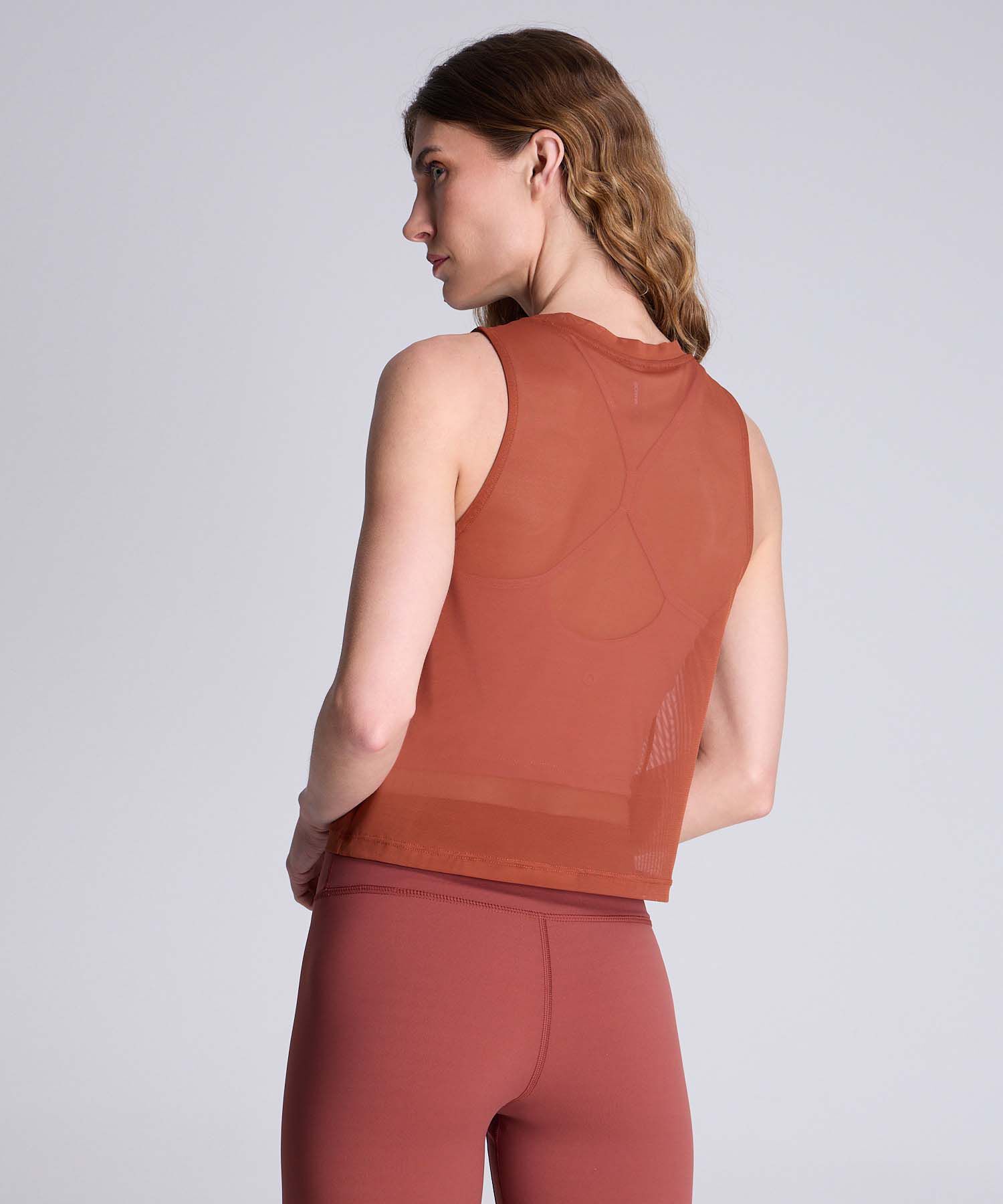 Camiseta Para Mujer Terracota