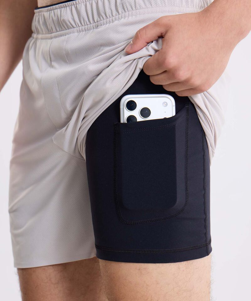 Bermuda Para Hombre Beige