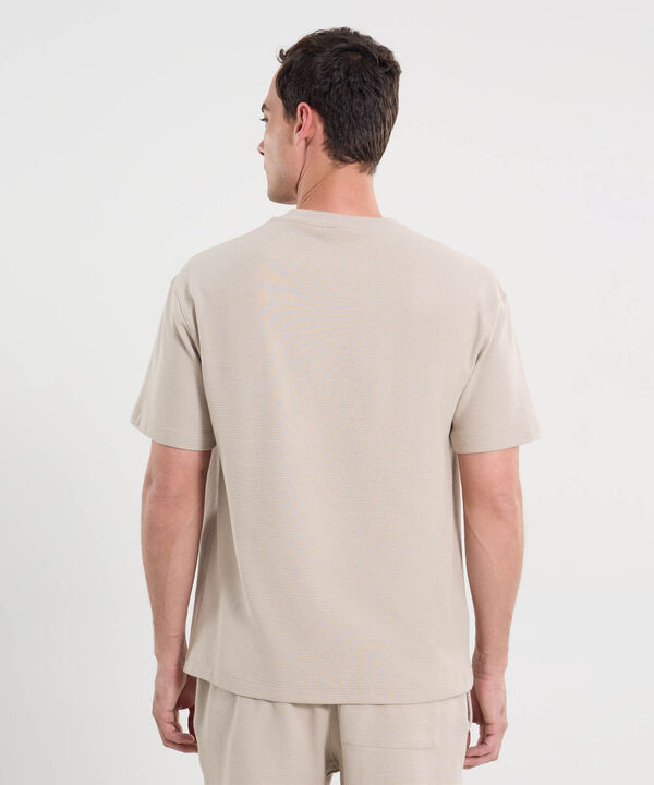 Camiseta Para Hombre Beige