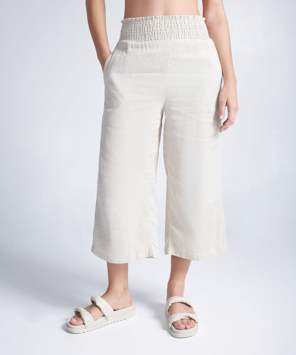 Pantalon Para Mujer Beige image number null