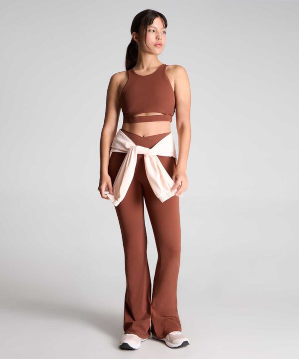 Leggins Para Mujer Cafe image number null