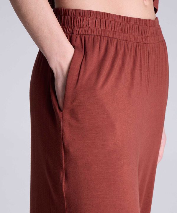 Pantalon Para Mujer Terracota
