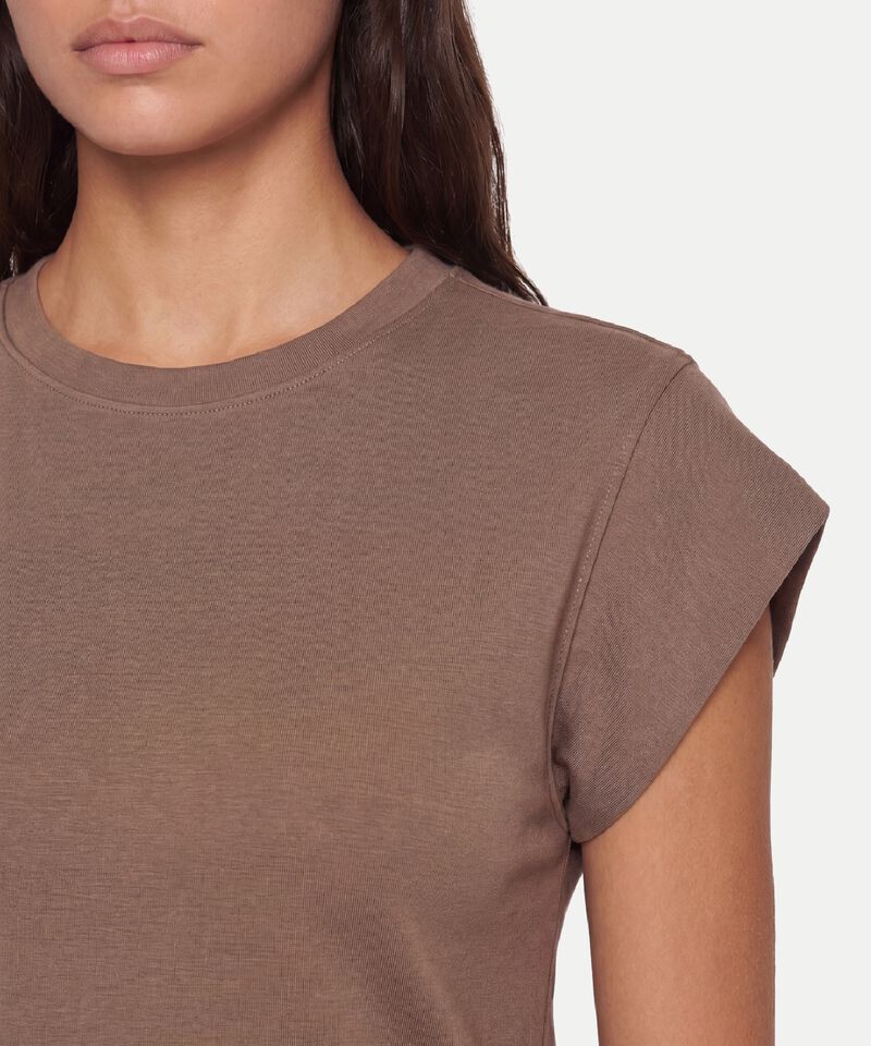 Camiseta Para Mujer Cafe