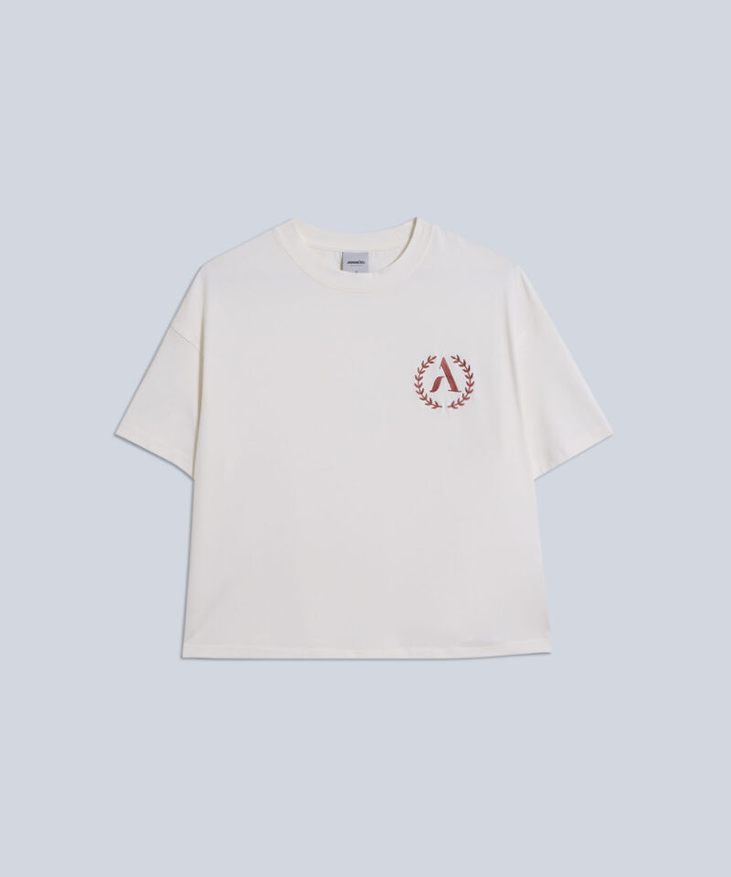 Camiseta Para Mujer Crema