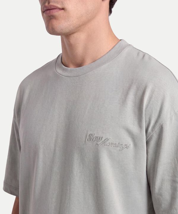 Camiseta Para Hombre GrisClaro