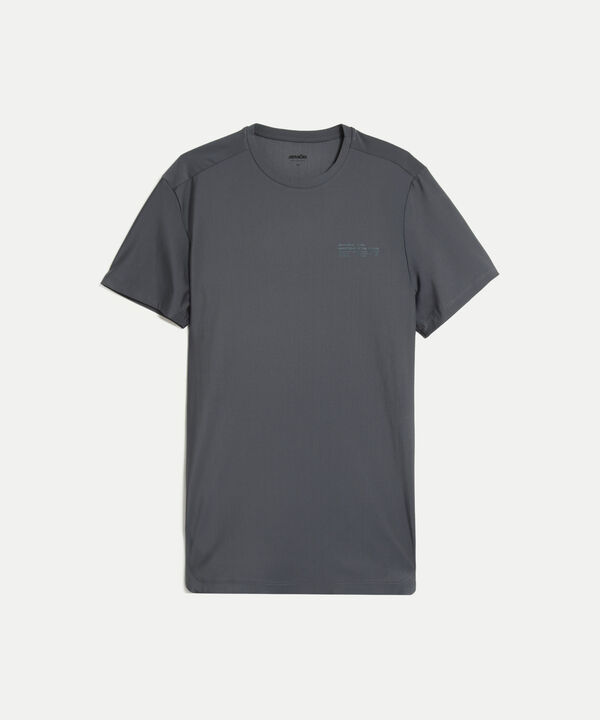 Camiseta Para Hombre GrisOscuro image number null