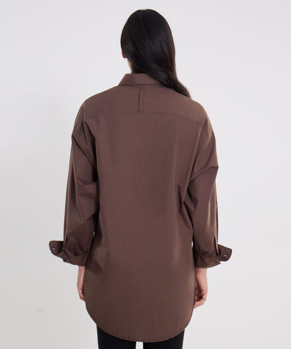 Camisa Para Mujer CafeOscuro
