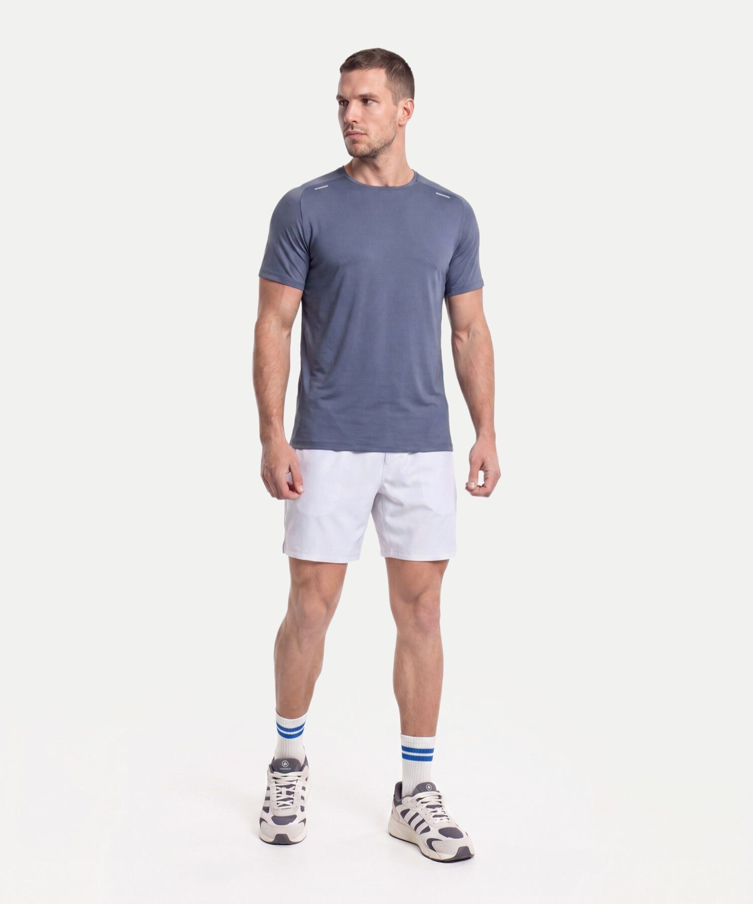 Camiseta Para Hombre AzulPastel