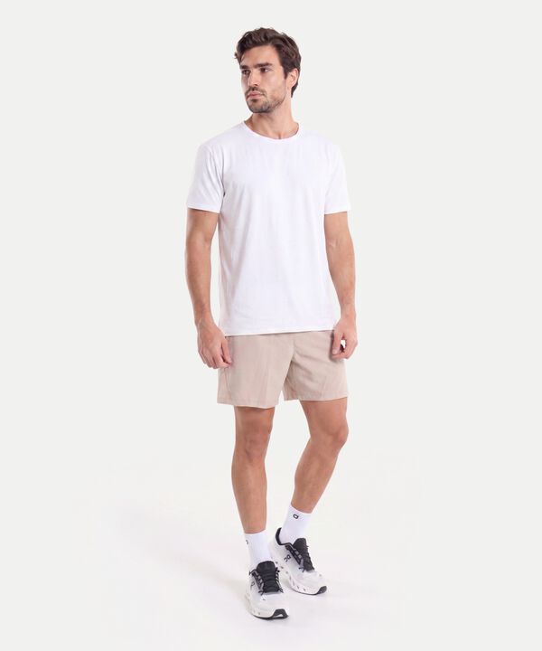 Bermuda Para Hombre Beige image number null
