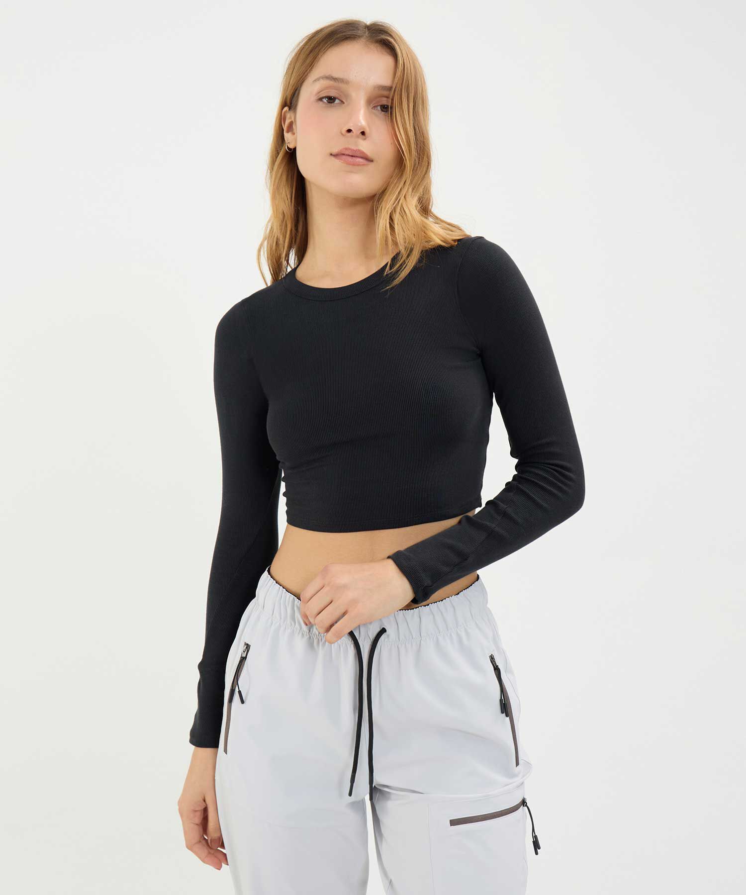 Camiseta Para Mujer Negro