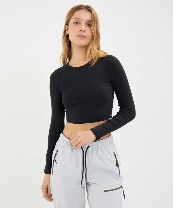 Camiseta Para Mujer Negro image number null