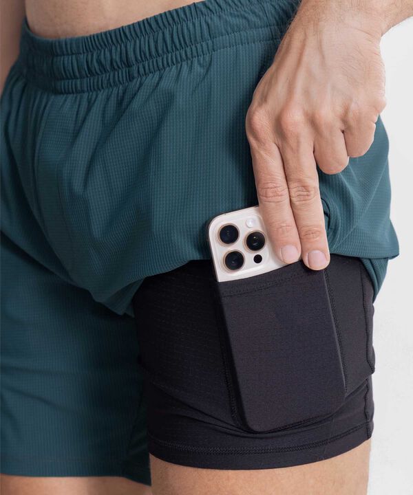 Bermuda Para Hombre Verde image number null