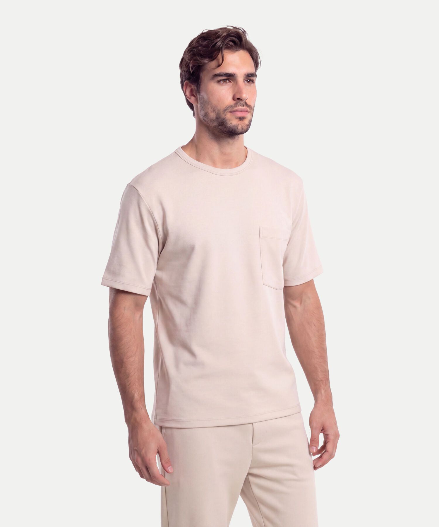 Camiseta Para Hombre CafeClaro