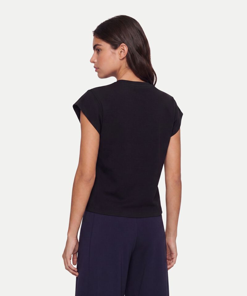Camiseta Para Mujer Negro