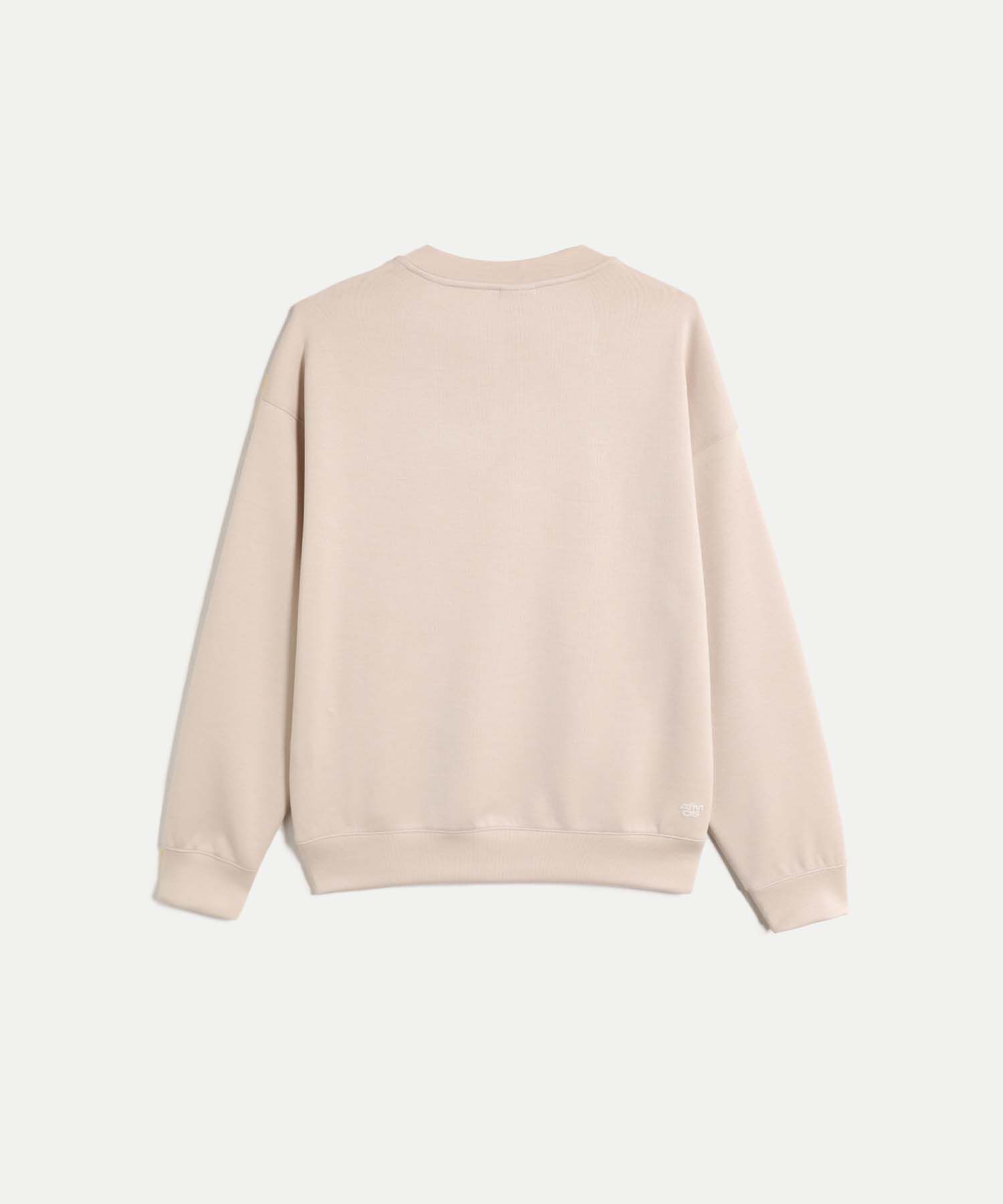 Buzo Básico Cuello Redondo Plush, Mocca