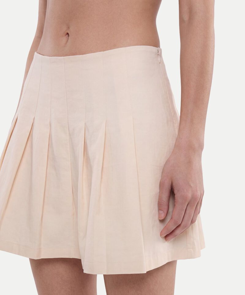 Falda Para Mujer Crema