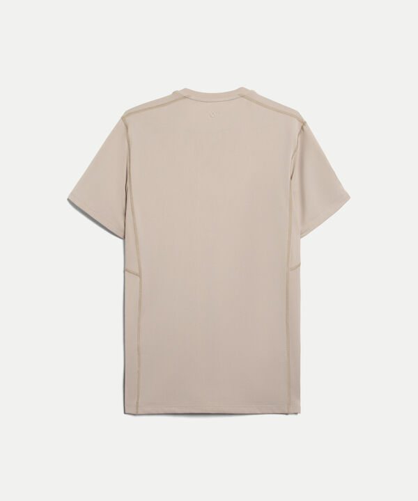 Camiseta Deportiva Manga Corta Regular Fit, Mocca image number null