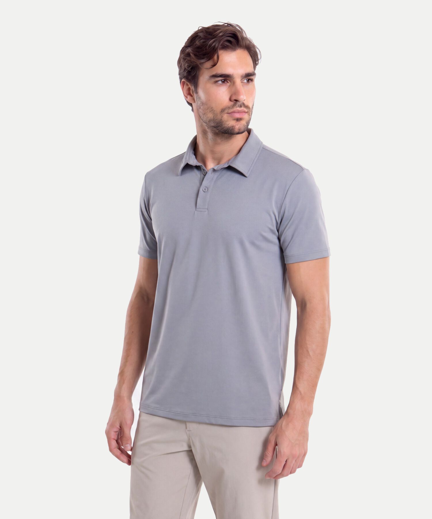 Polo Para Hombre GrisOscuro