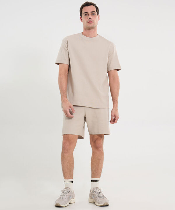 Short Para Hombre Beige image number null