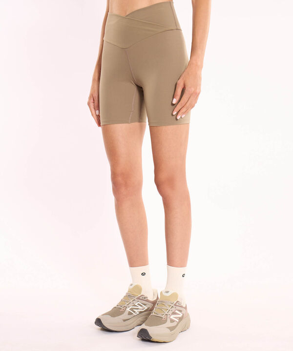 Short Pretina Cruzada Aerius Skin 15 cm, Mocca image number null