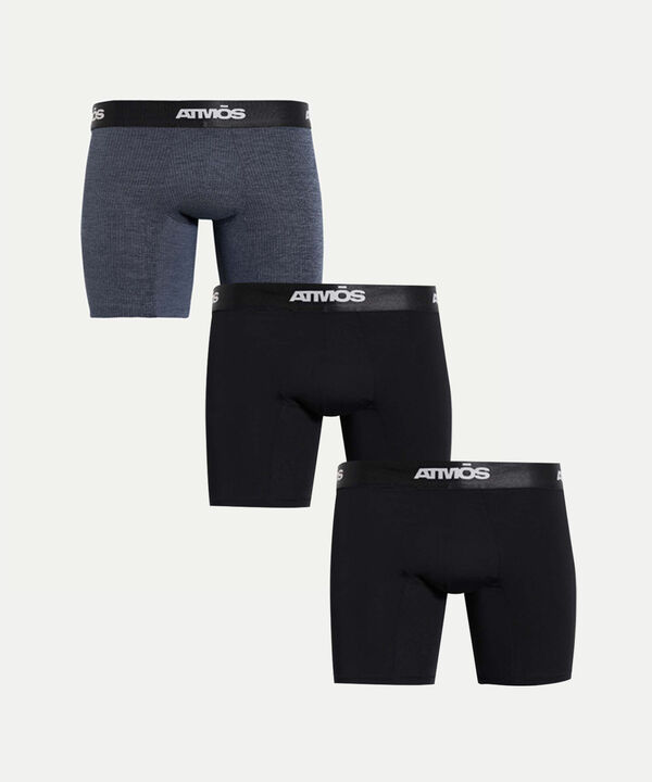 Boxer Para Hombre Negro image number null