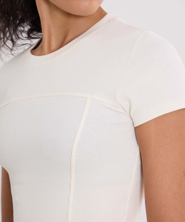 Camiseta Para Mujer Marfil