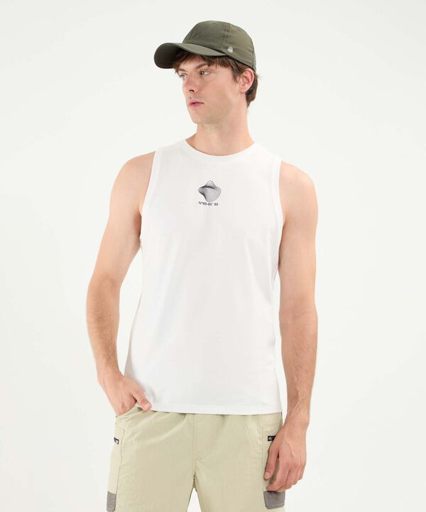 Camiseta Para Hombre Marfil image number null