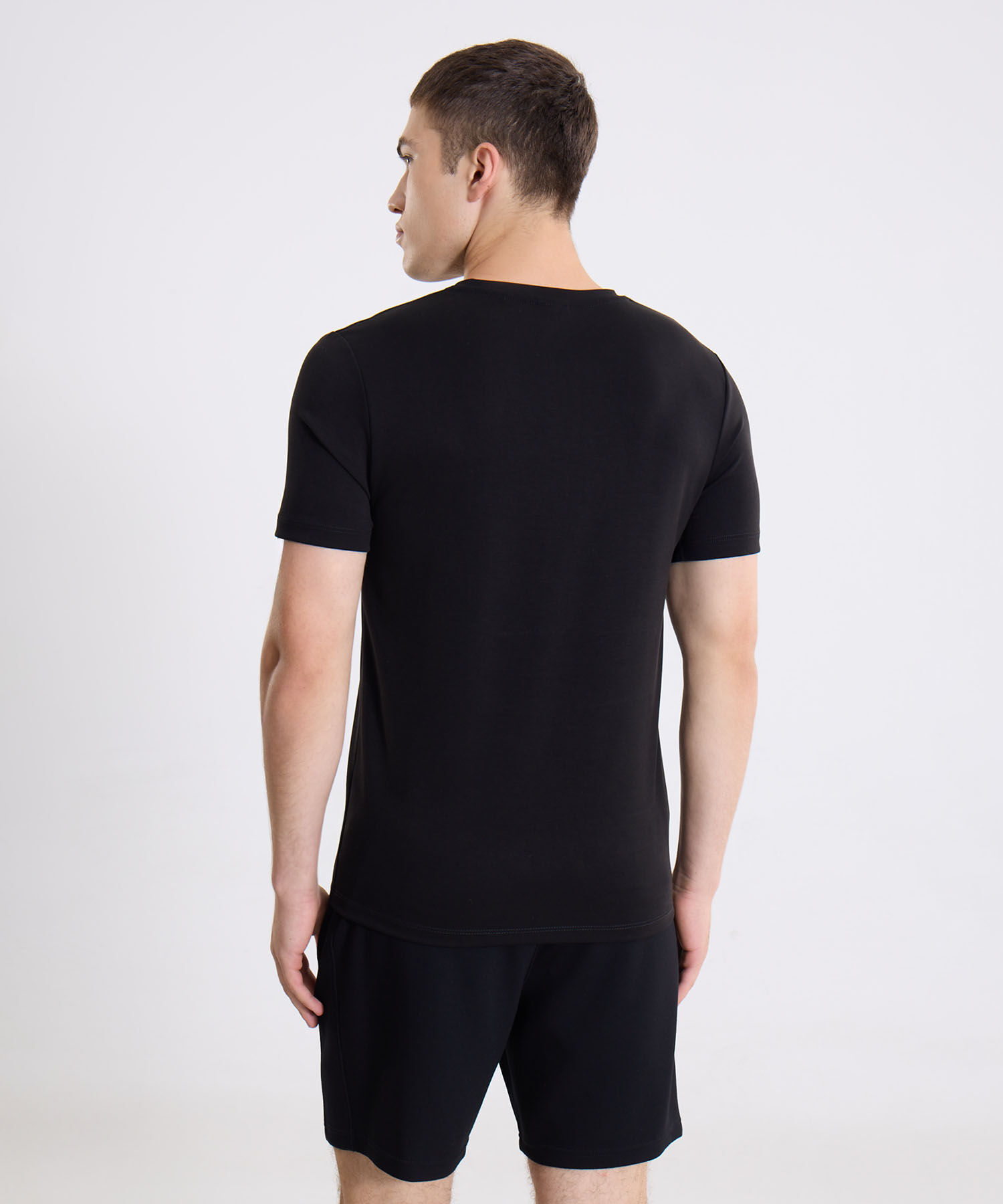 Camiseta Para Hombre Negro