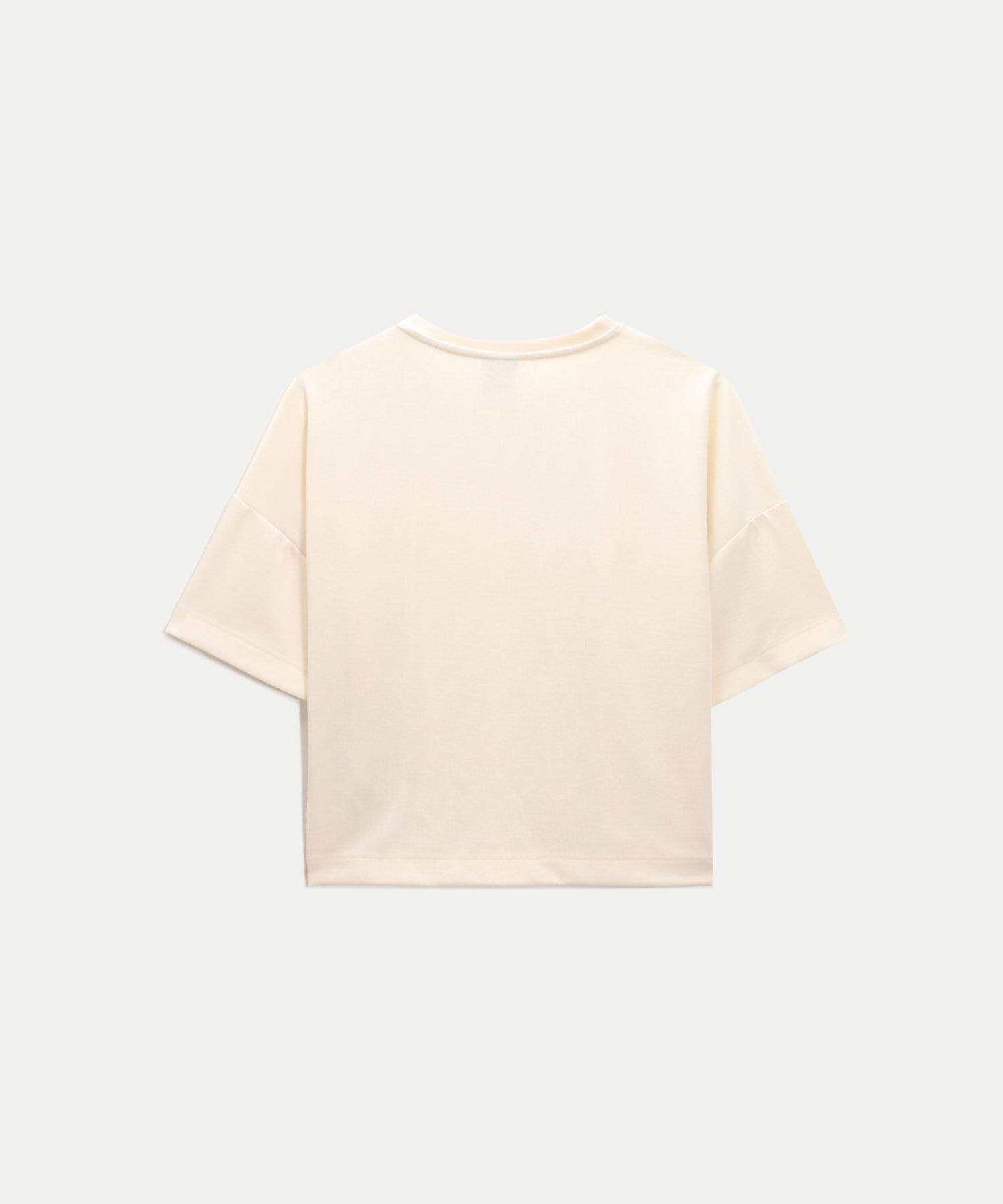 Camiseta Para Mujer Crema