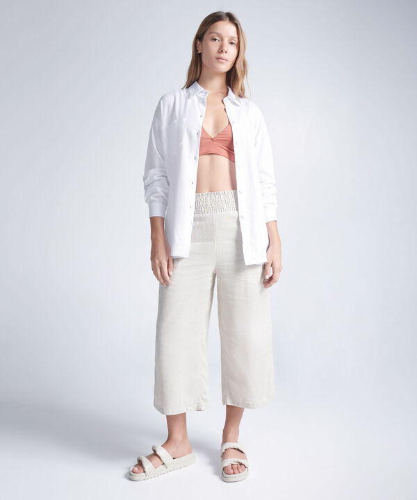 Pantalon Para Mujer Beige image number null