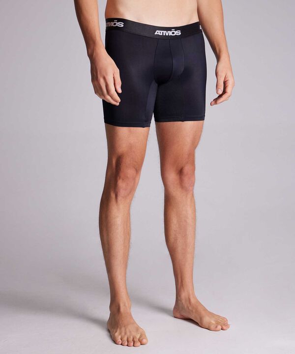 Boxer Para Hombre Negro image number null