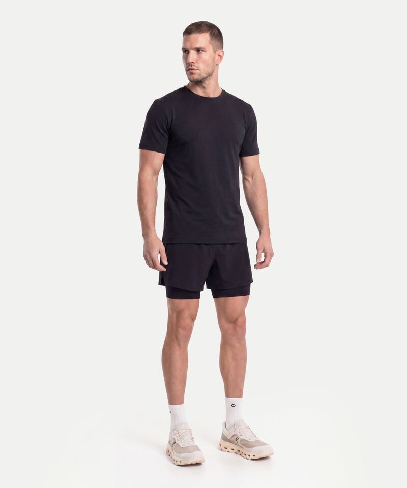Bermuda Para Hombre Negro