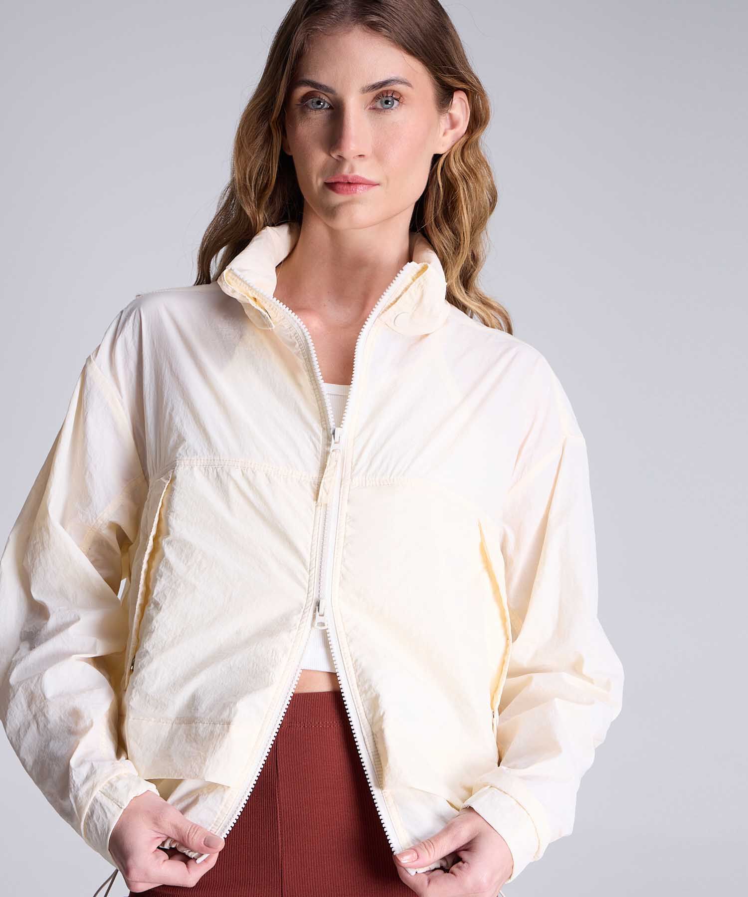 Chaqueta Para Mujer Beige