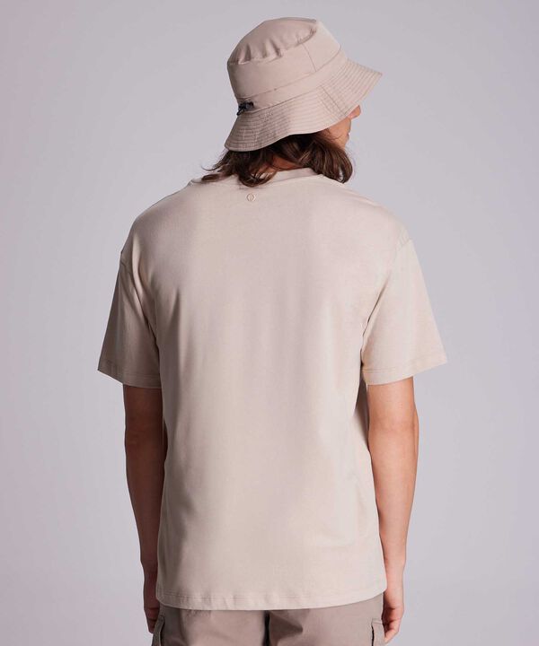 Camiseta Para Hombre Beige image number null