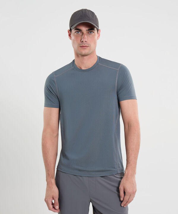 Camiseta Para Hombre Gris image number null