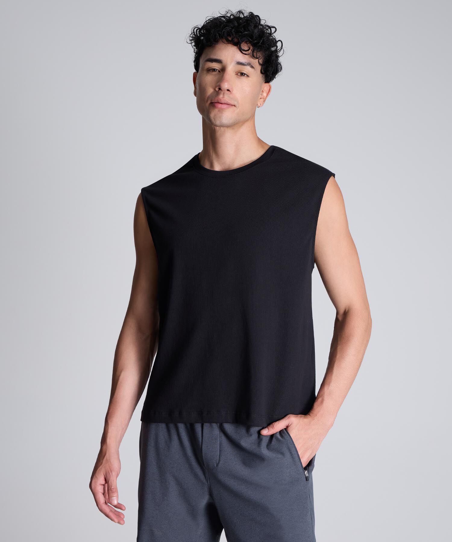 Camiseta Para Hombre Negro