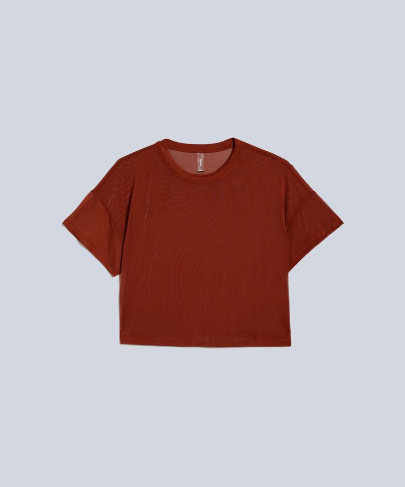 Camiseta Para Mujer Terracota