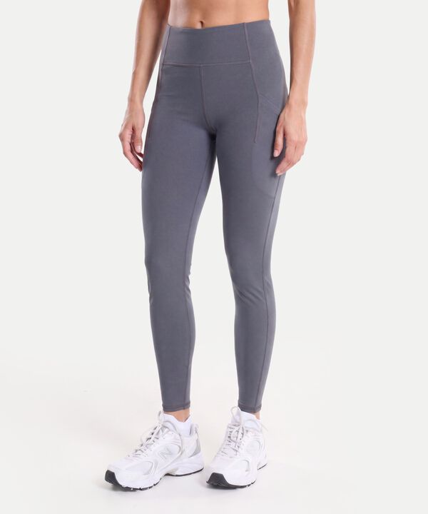 Leggins Para Mujer GrisOscuro image number null
