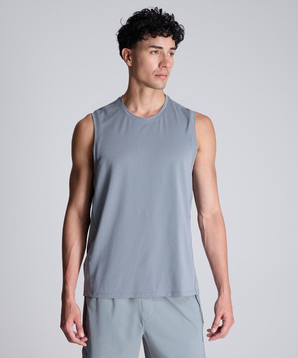Camiseta Para Hombre GrisOscuro image number null