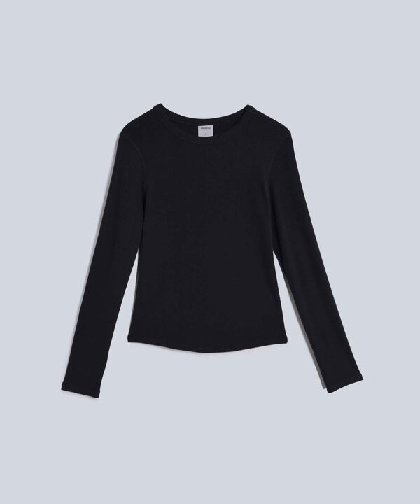 Camiseta Para Mujer Negro