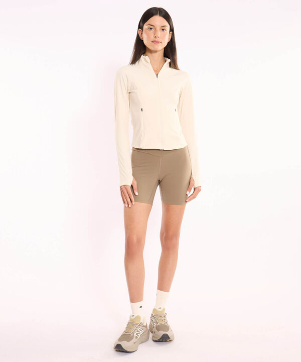 Short Pretina Cruzada Aerius Skin 15 cm, Mocca image number null