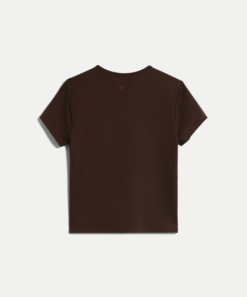 Camiseta Para Mujer Cafe