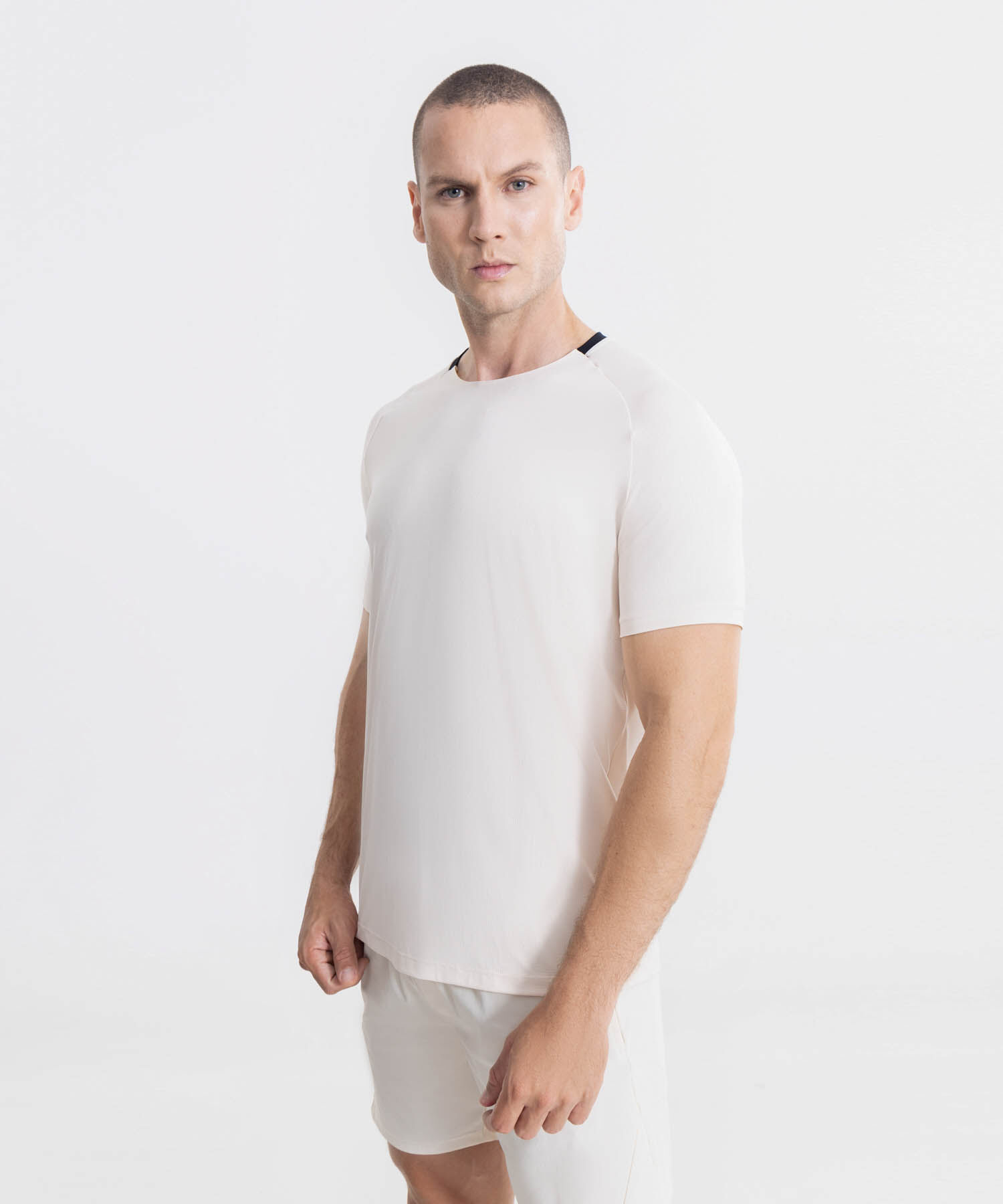 Camiseta Para Hombre Crema