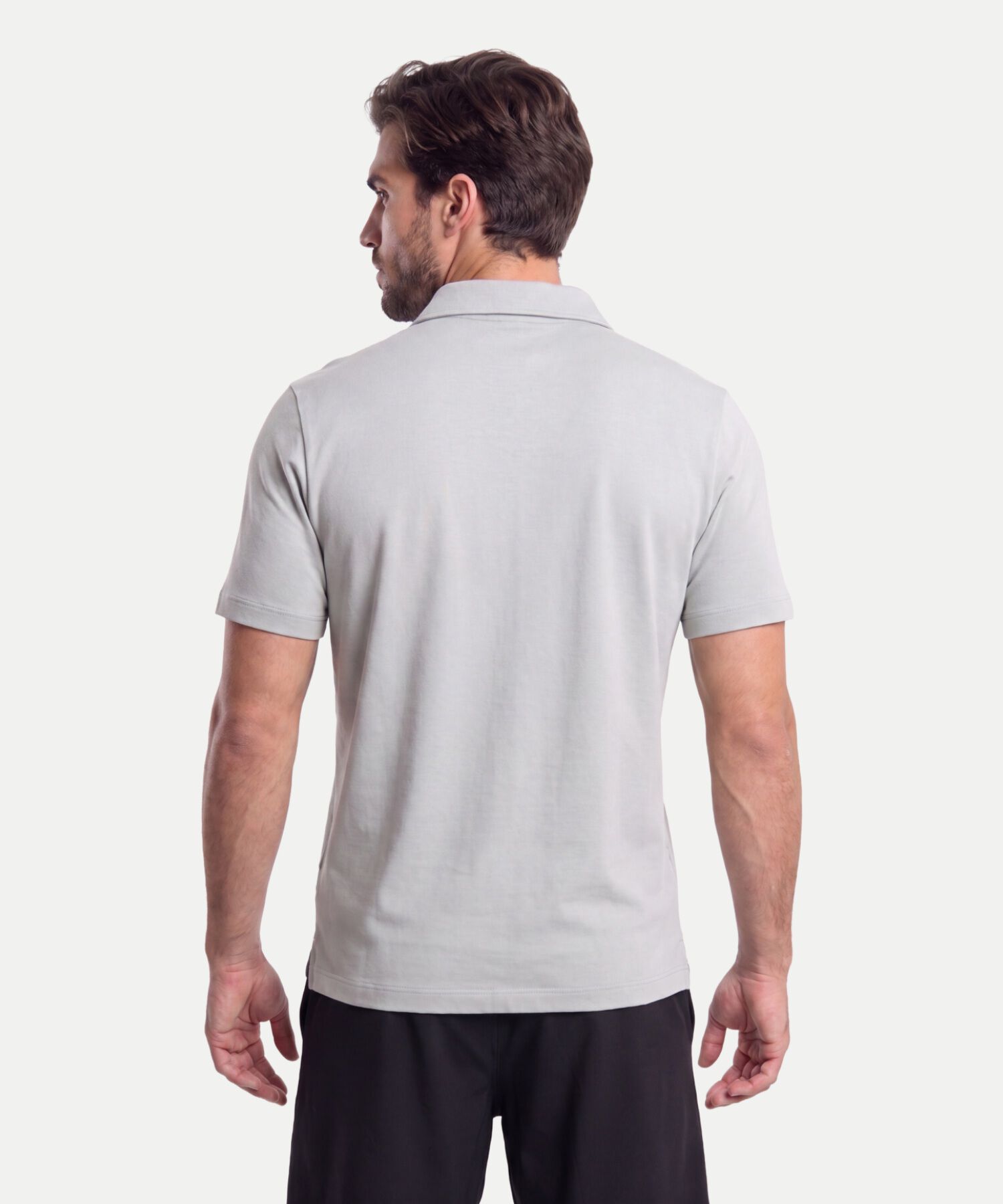Polo Para Hombre GrisClaro