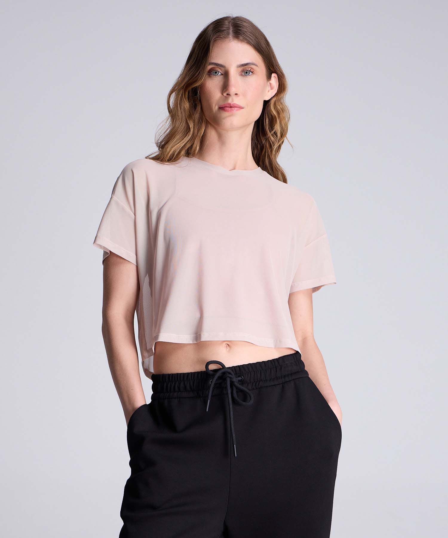 Camiseta Para Mujer Beige