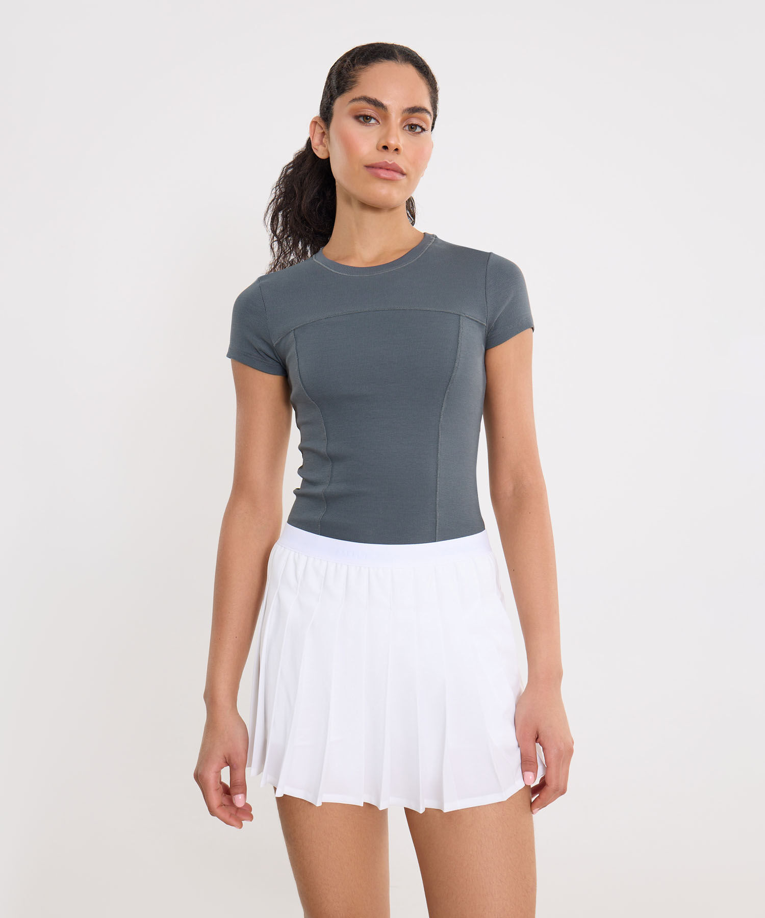 Camiseta Para Mujer Gris