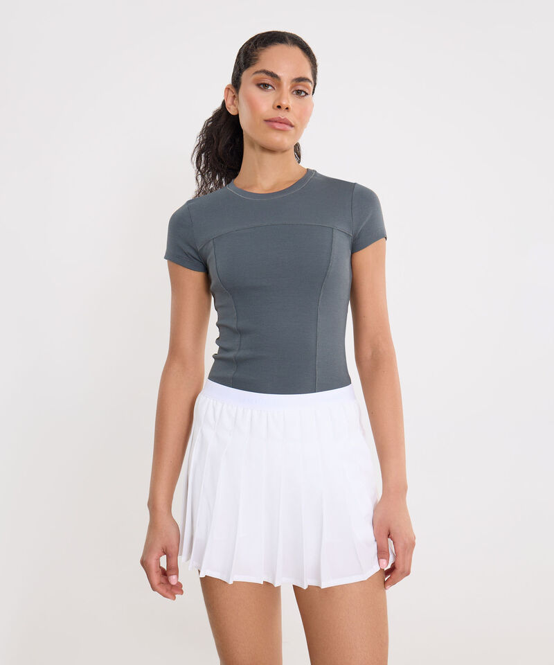 Camiseta Para Mujer Gris