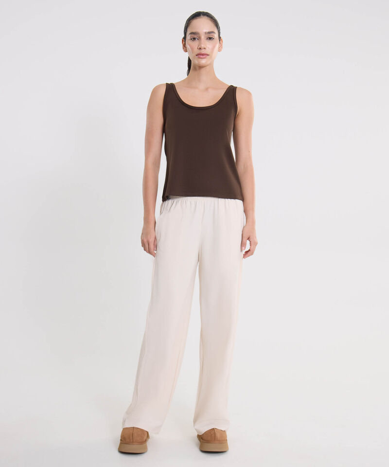 Camiseta Para Mujer CafeOscuro