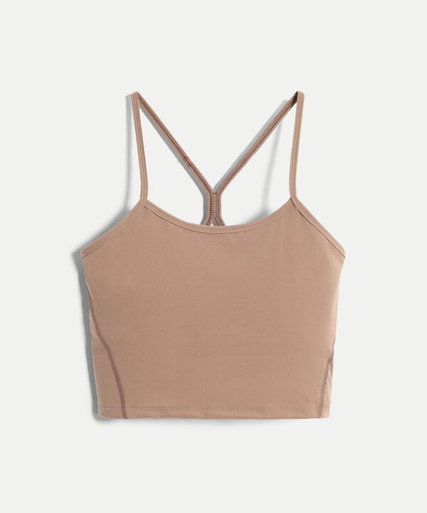 Camiseta Para Mujer Beige image number null