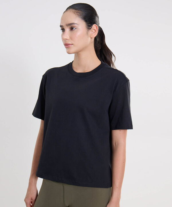 Camiseta Para Mujer Negro